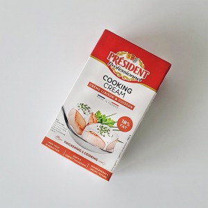 [일시품절/7월초 입고예정]프레지덩 휘핑크림(18%) 1000ml  (쿠킹크림)