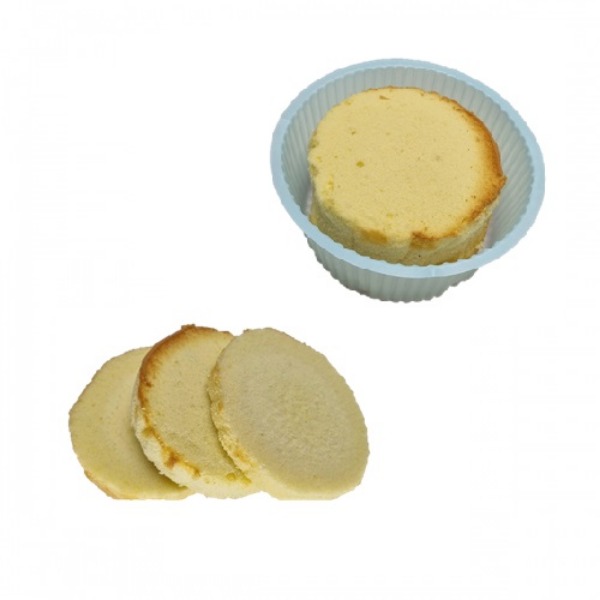 [일시품절][냉동완제품] 화이트시트 미니 슬라이스 3단(130g) /케익시트 / 케이크시트